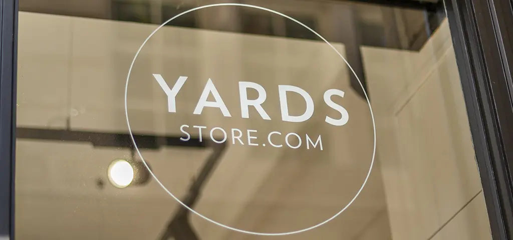 Window Logo at Yards Store Manchester
