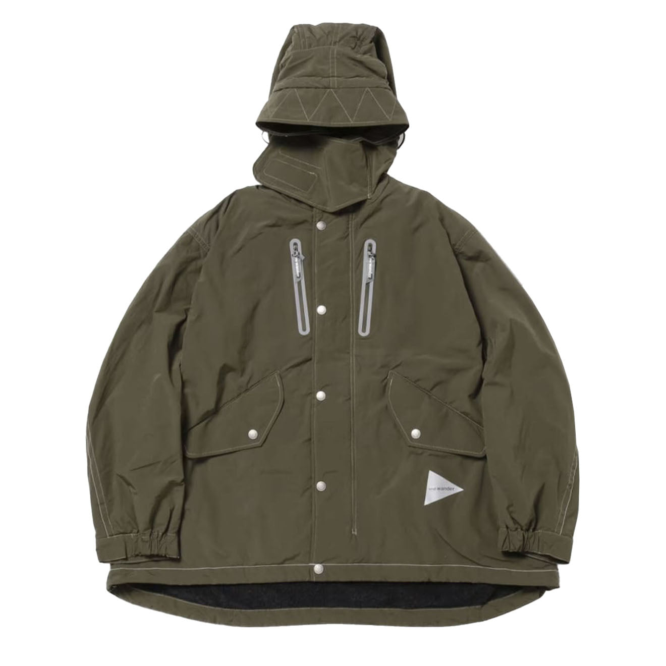 ジャケット・アウター and wander Fishtail Octa coat XL/25AW And Wander Fishtail Octa Coat Khaki | Yards Store
