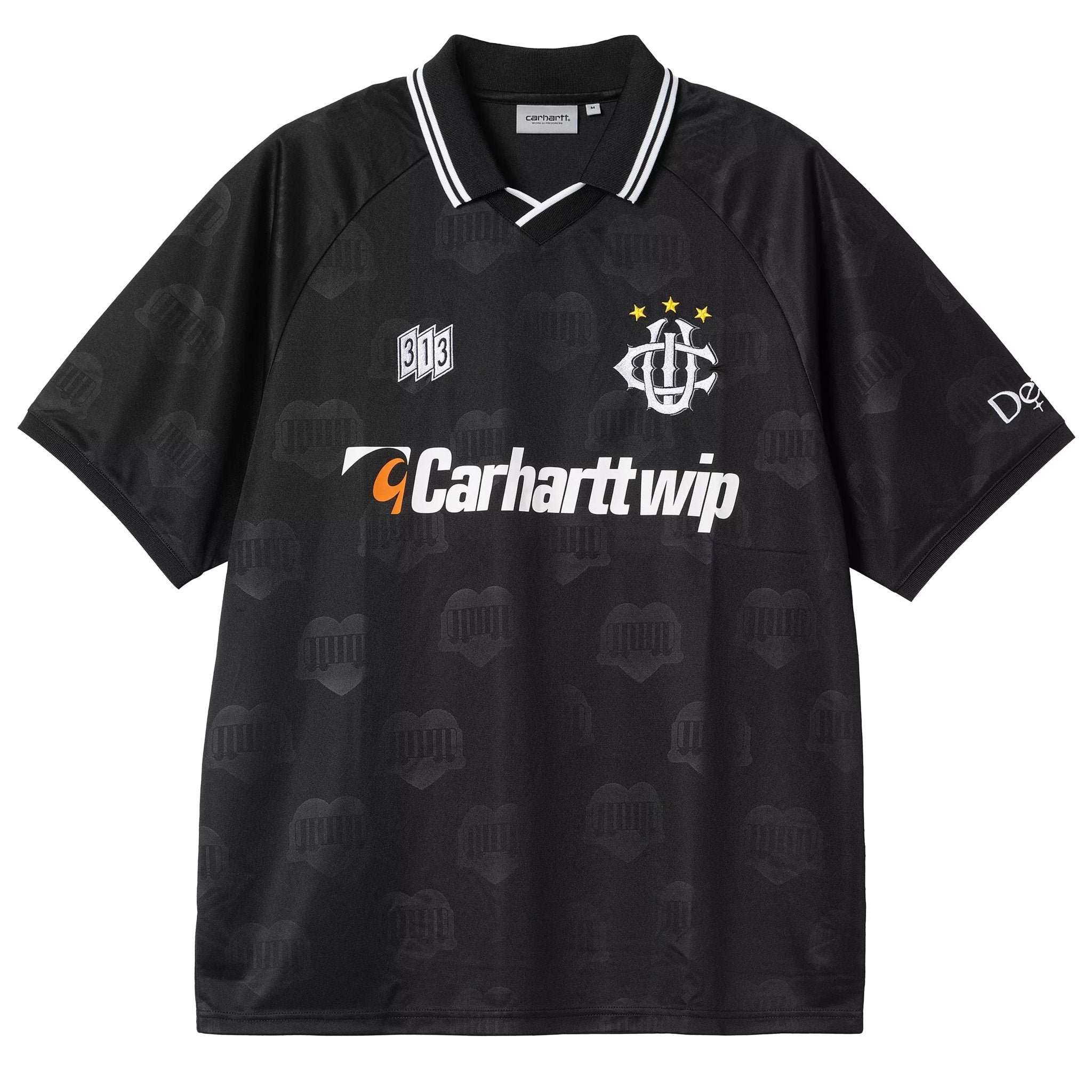 トップス Carhartt WIP S/S Hartt's Football Carhartt WIP S/S Harttes Football T-Shirt Heart Train Jacquard