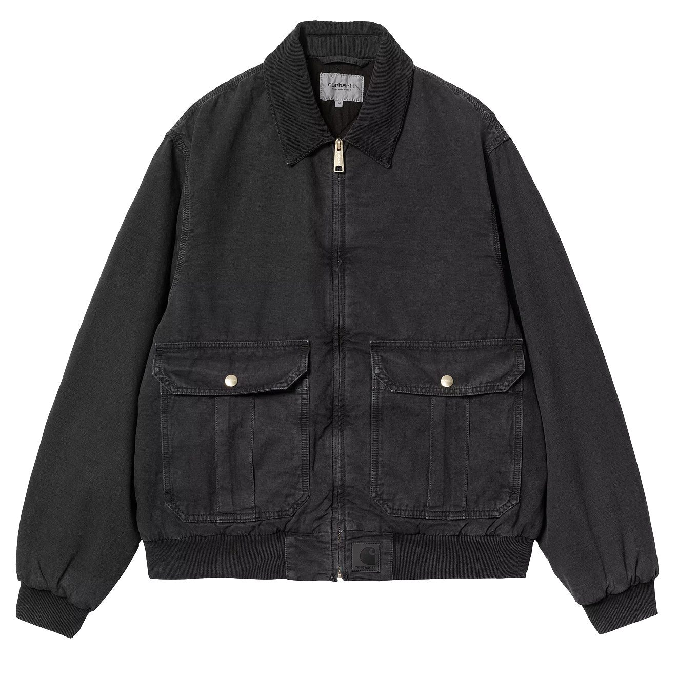Carhartt WIP Stanton Jacket Black / Black Stone Dyed | Yards Store