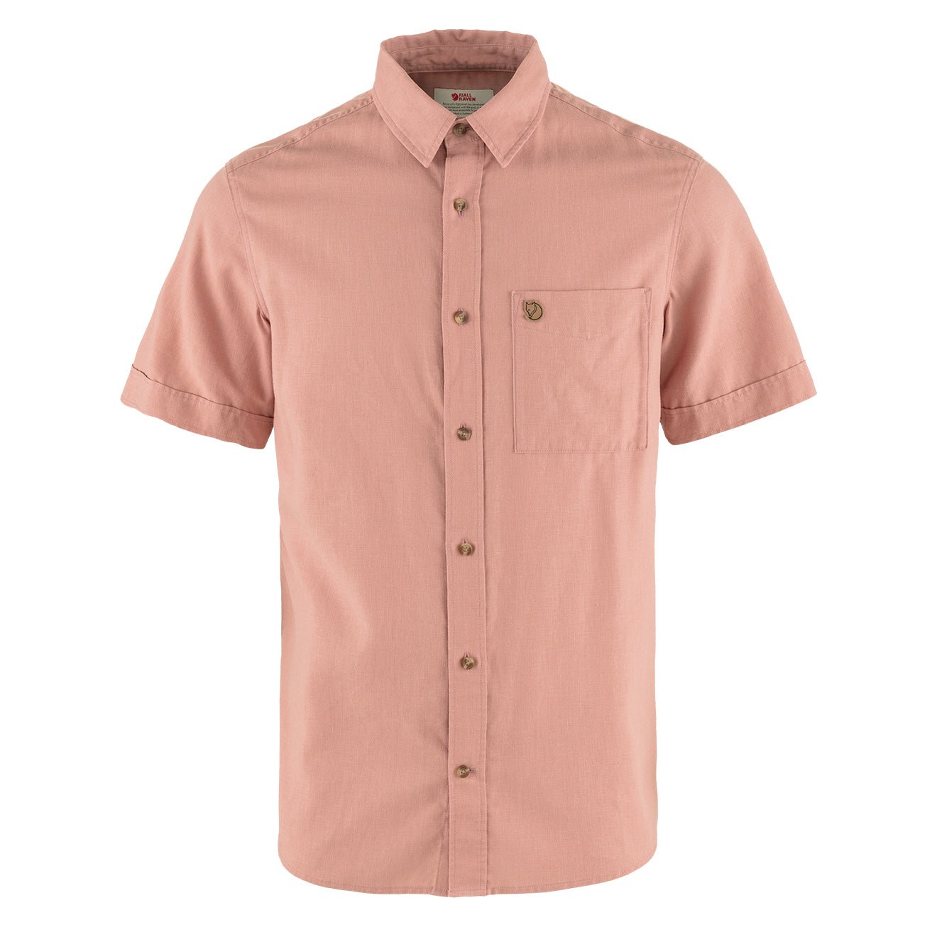 Fjallraven Ovik Travel Shirt SS Dusty Rose Yards Store fjallraven-ovik-travel-shirt-ss-dusty-rose-yards-store