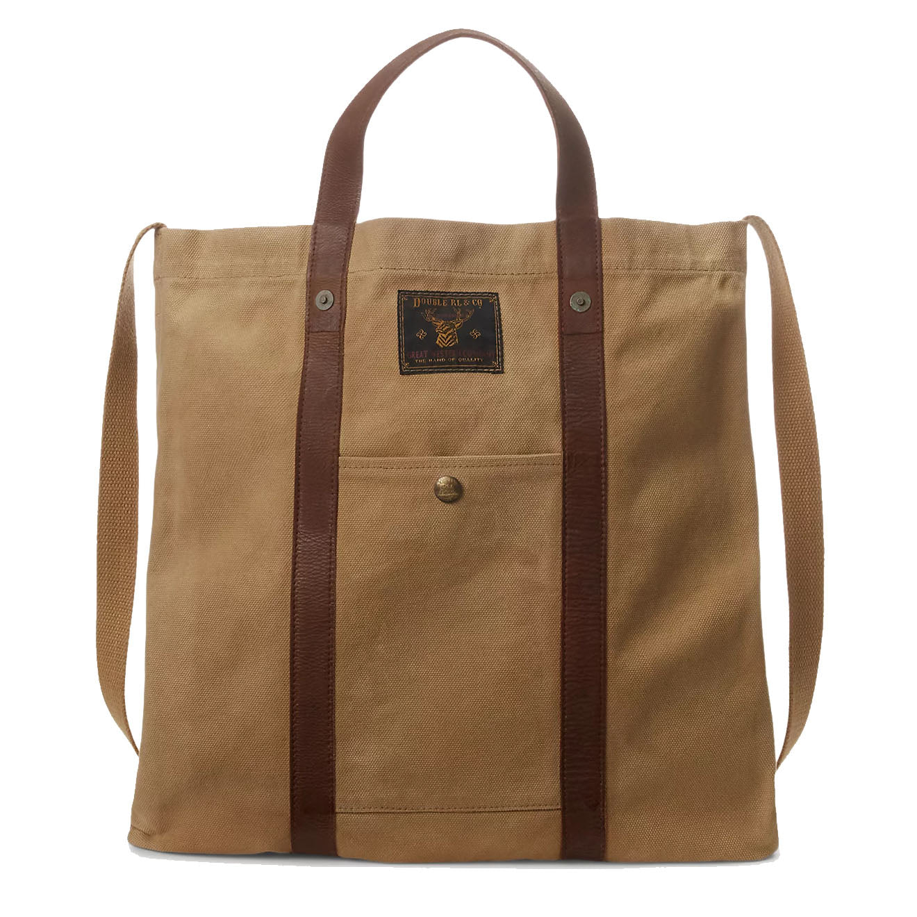 RRL by RALPH LAUREN Red Canvas Leather Trim Backpack main image 0