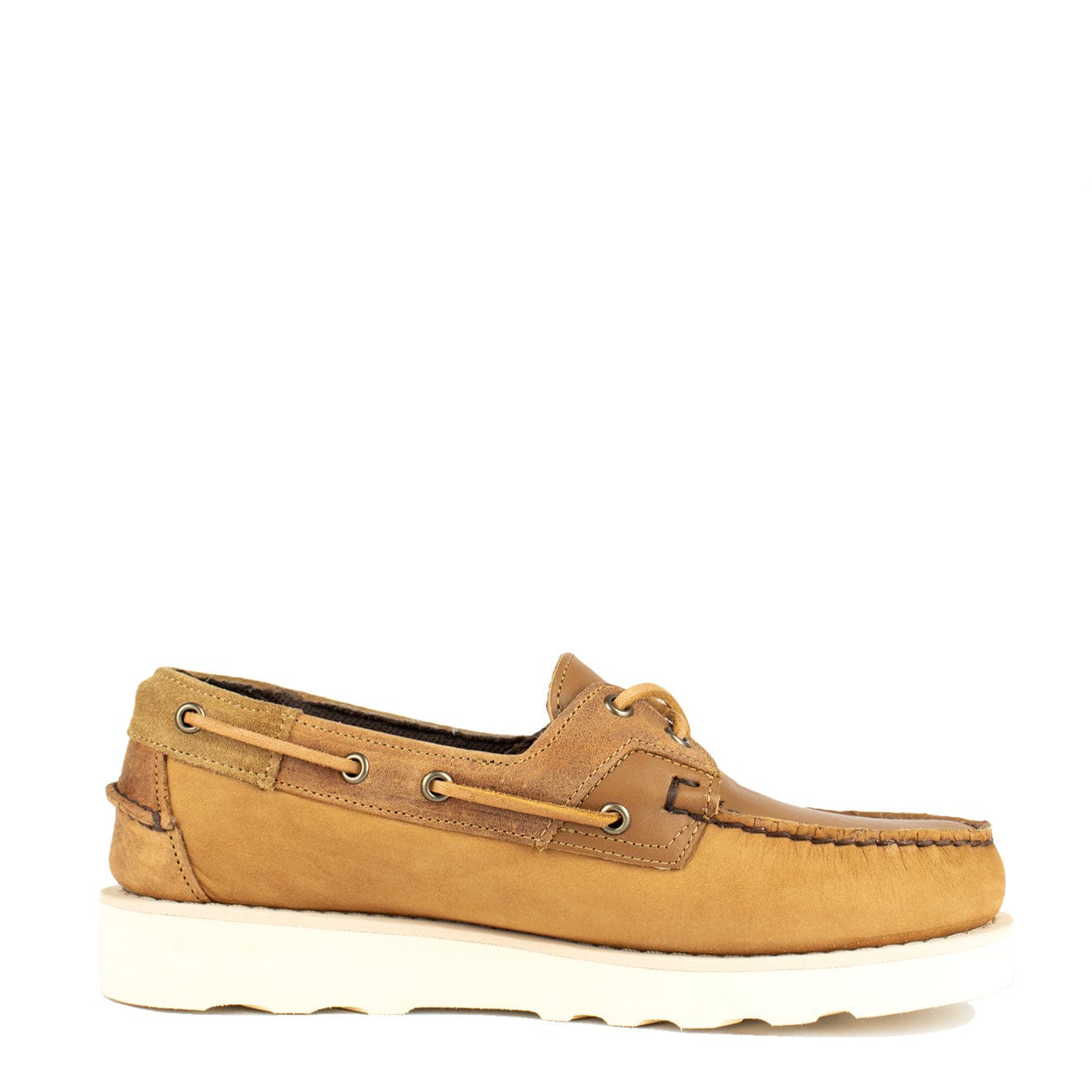 Sebago x Engineered Garments Rossisland Mix Eva Brown Tan