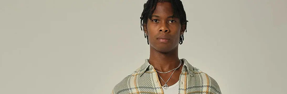 Man Wearing Corridor Checked Shirt