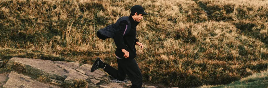 Man Hiking Wearing Hikerdelic Outdoor Gear