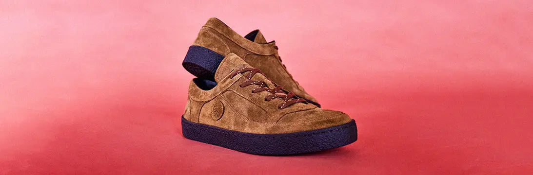Pair of Hikerdelic X Oswen Suede Eleven Shoes
