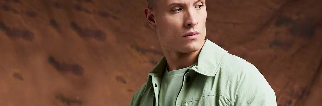 Man Wearing Left Hand Outerwear