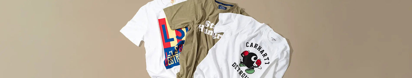 Three T-Shirts, TSPTR, Stay Hungry and Carhartt WIP