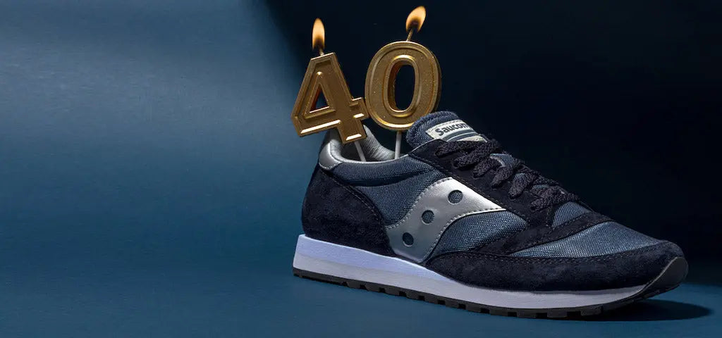 Saucony Jazz Trainer with 40th Year Birthday Candles