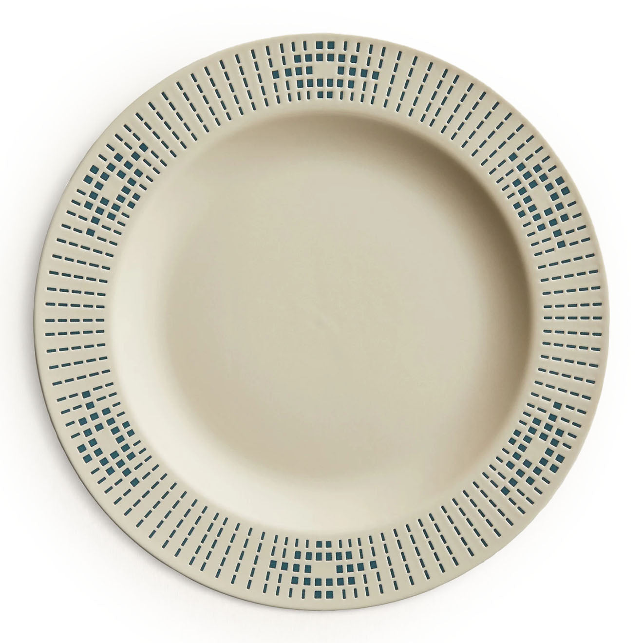 Pendleton 10.5 Inch Plate Set of 4 Beaded Sandshell | Yards Store