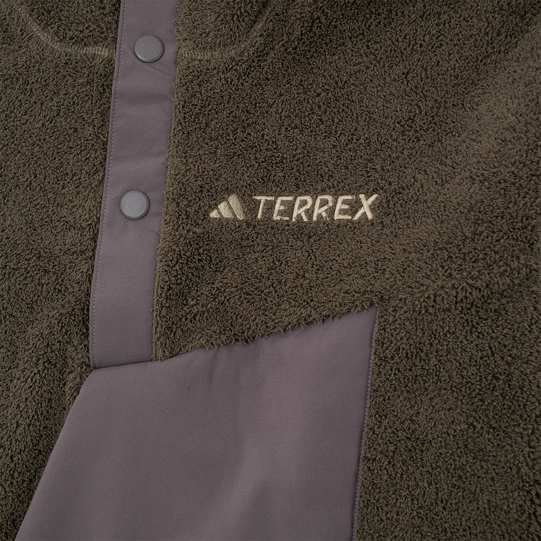 Adidas Terrex Xploric High Pile Fleece Olive Strata | Yards Store
