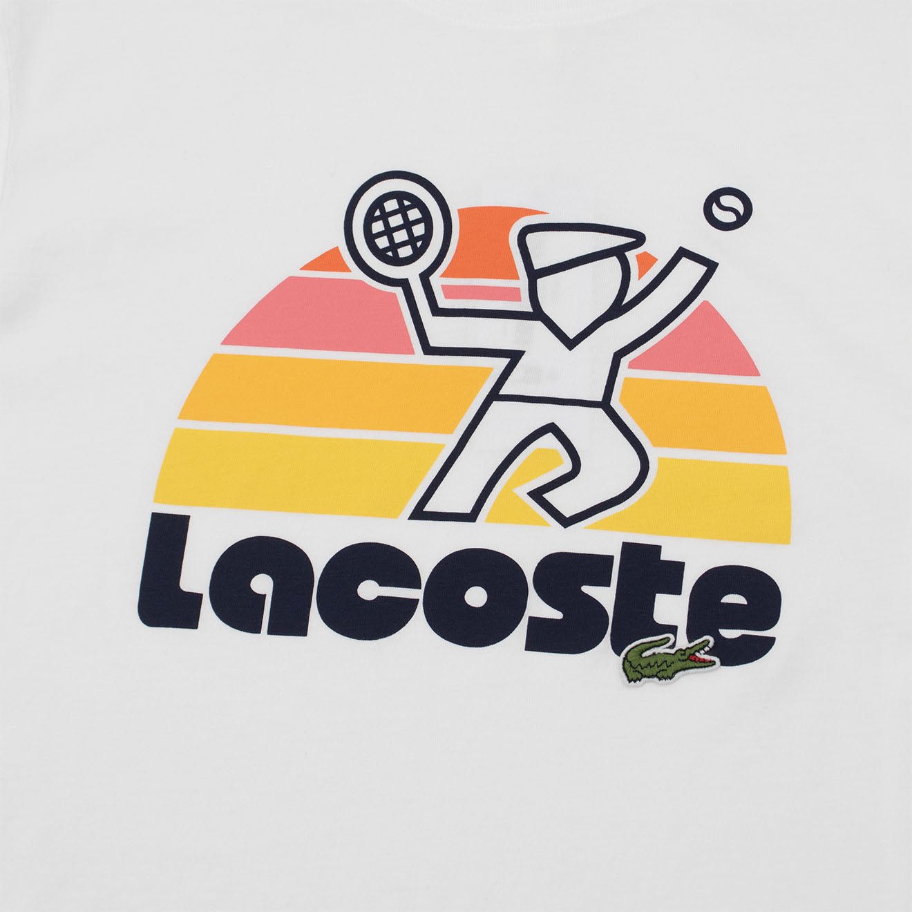 Lacoste Retro Tennis T Shirt White Yards Store lacoste-retro-tennis-t-shirt-white-yards-store