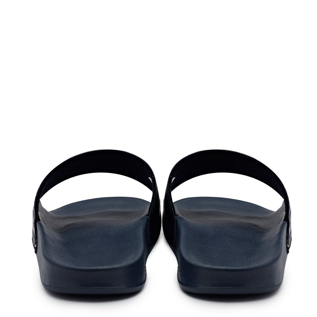 Paul Smith Nyro Pool Slides Navy Stripe | Yards Store display picture 2