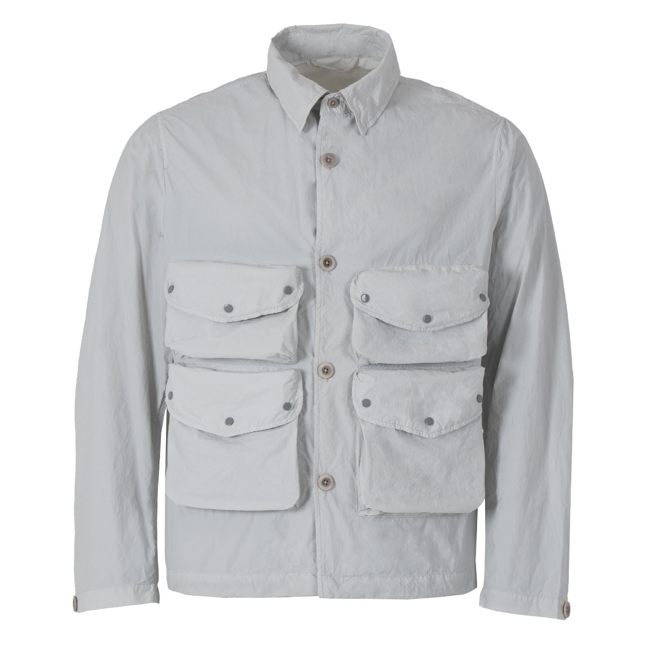 Ten C Lightweight Jacket Grey Microchip | Yards Store