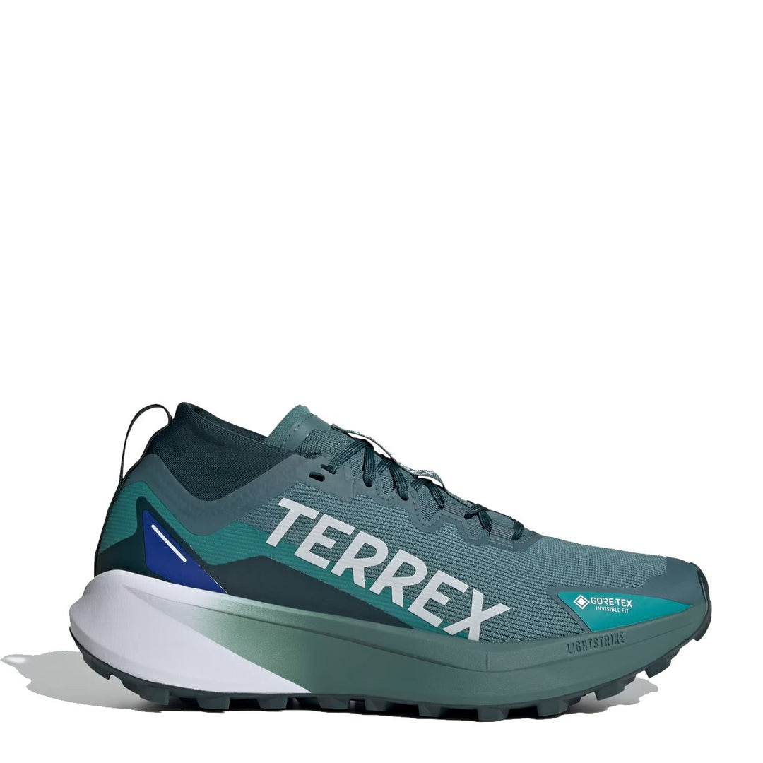 Adidas Terrex Agravic GTX Trail Running Shoes Preloved Teal / Cloud White /  Semi Lucid Blue | Yards Store