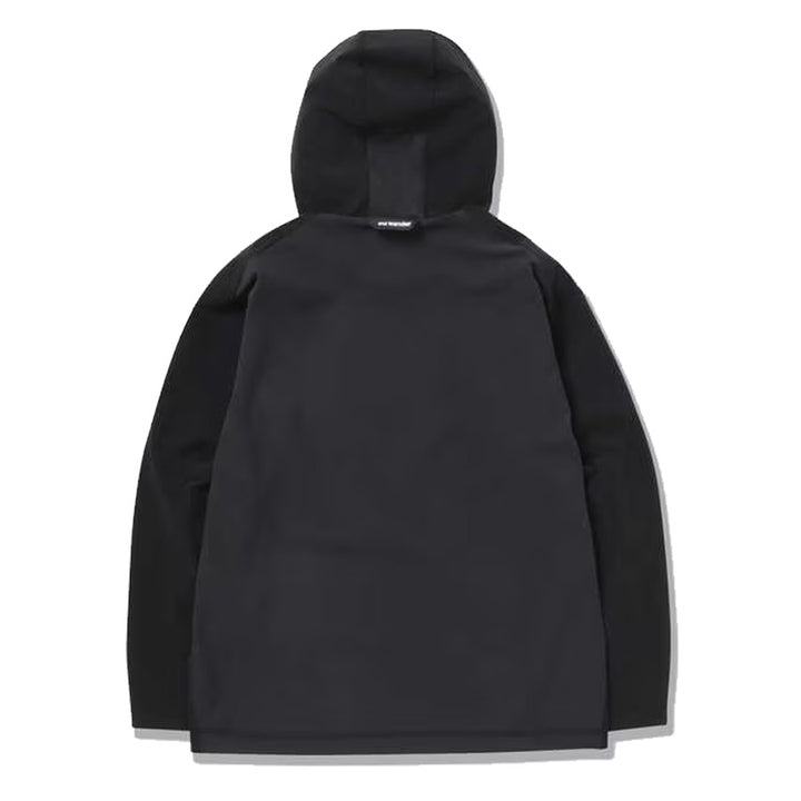 And Wander Cool Touch Pocket Hoodie Black | Yards Store