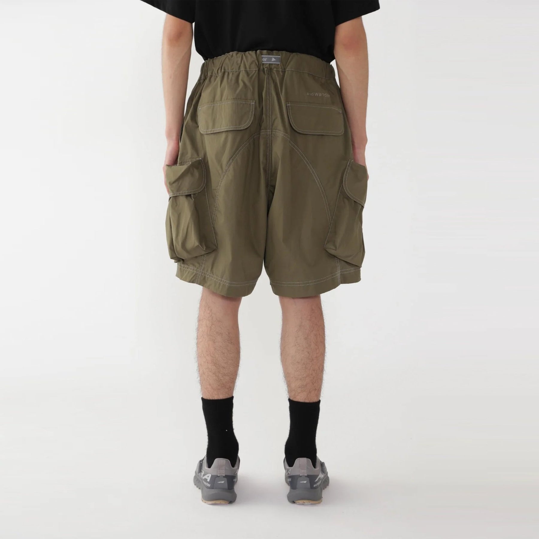 And Wander Multi Pocket Short Pants Khaki | Yards Store
