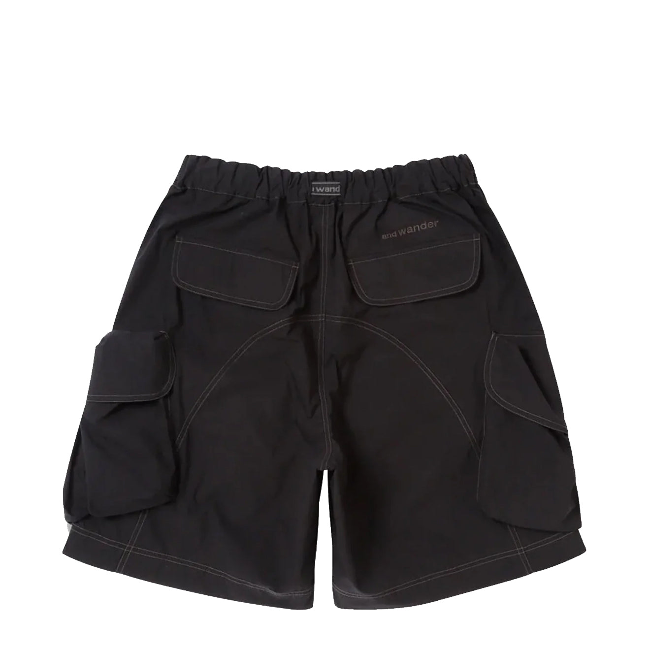 And Wander Multi Pocket Short Pants Black | Yards Store