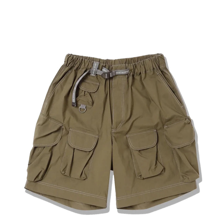 And Wander Multi Pocket Short Pants Khaki | Yards Store