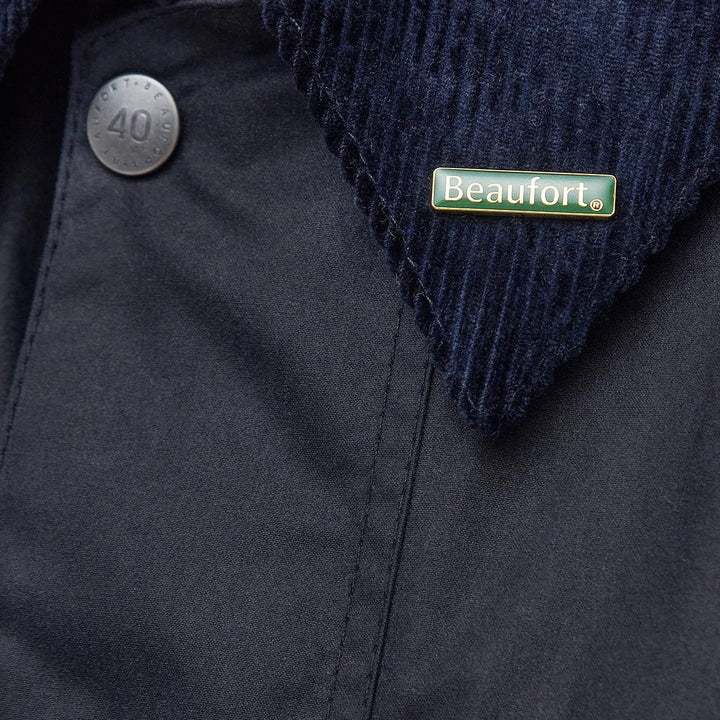 Barbour Beaufort 40 Wax Jacket Navy | Yards Store Barbour Beaufort 40 Wax Jacket Navy | Yards Store