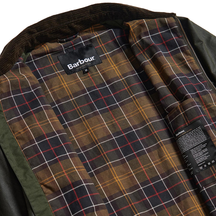 ジャケット・アウター Barbour SHORT BEDALE JACKET Barbour Bedale Short Wax Jacket Fern | The Sporting Lodge