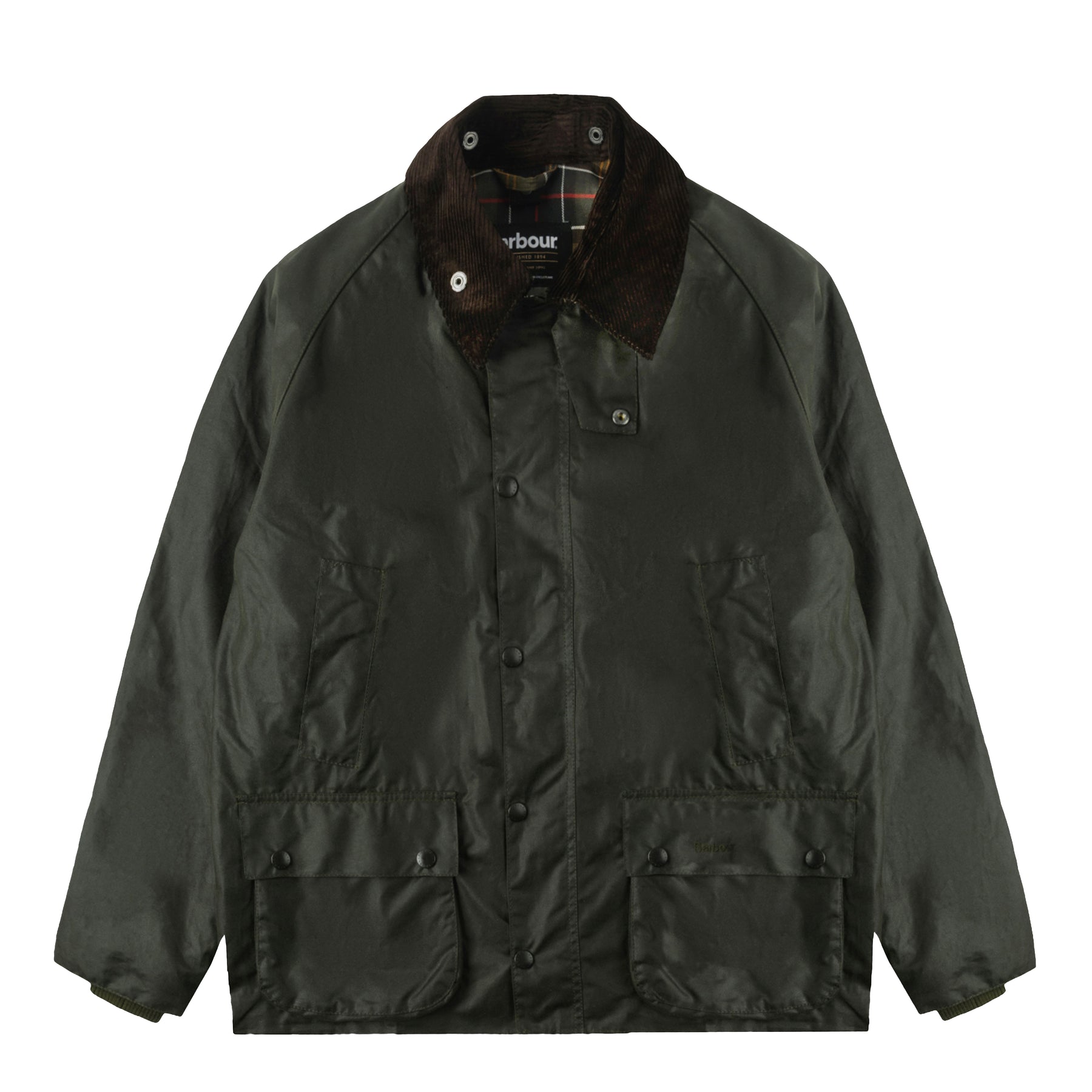 Barbour Beaufort Wax Jacket Archive Olive | Yards Store