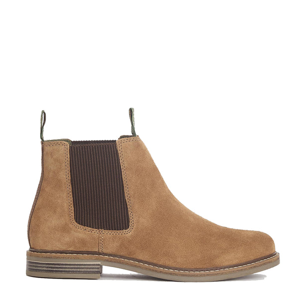 Barbour Farsley Chelsea Boot Fawn Suede Yards Store