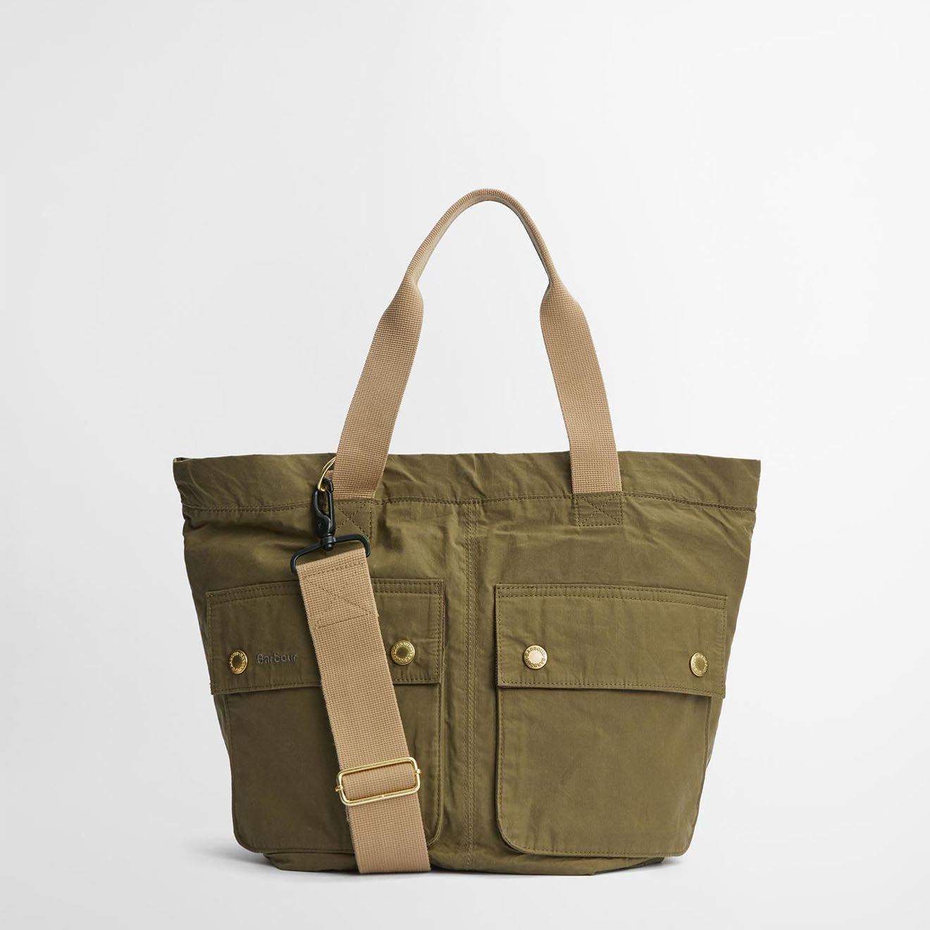 Barbour Transport Carry All Tote Bag Dusky Green | Yards Store