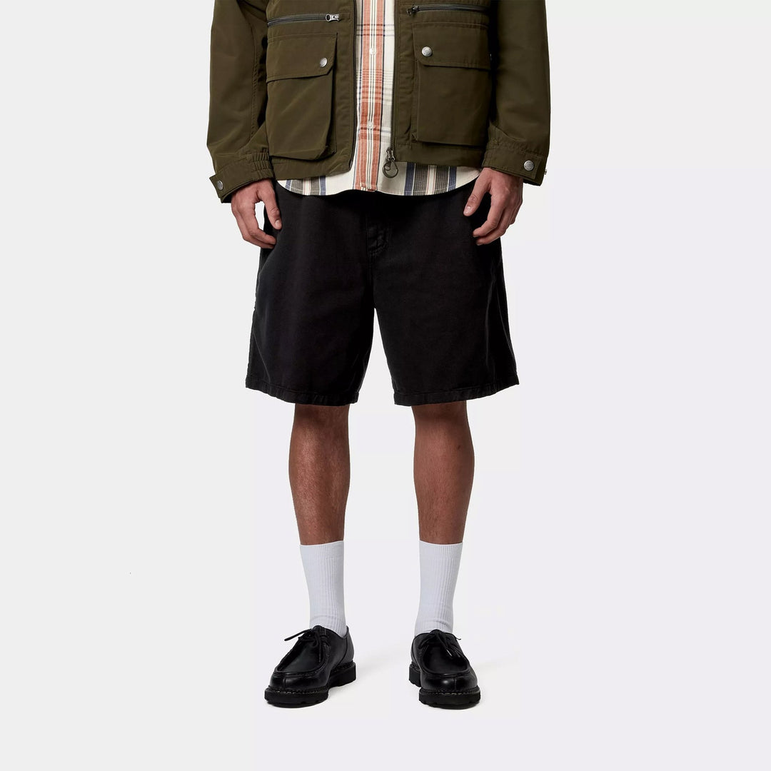 Carhartt WIP Drewe Short Black Rinsed | Yards Store