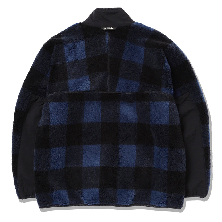 ジャケット・アウター NEIGHBORHOOD PENDLETON CHECK BOA BLUE Neighborhood x Pendleton Check Boa Jacket in Blue Neighborhood