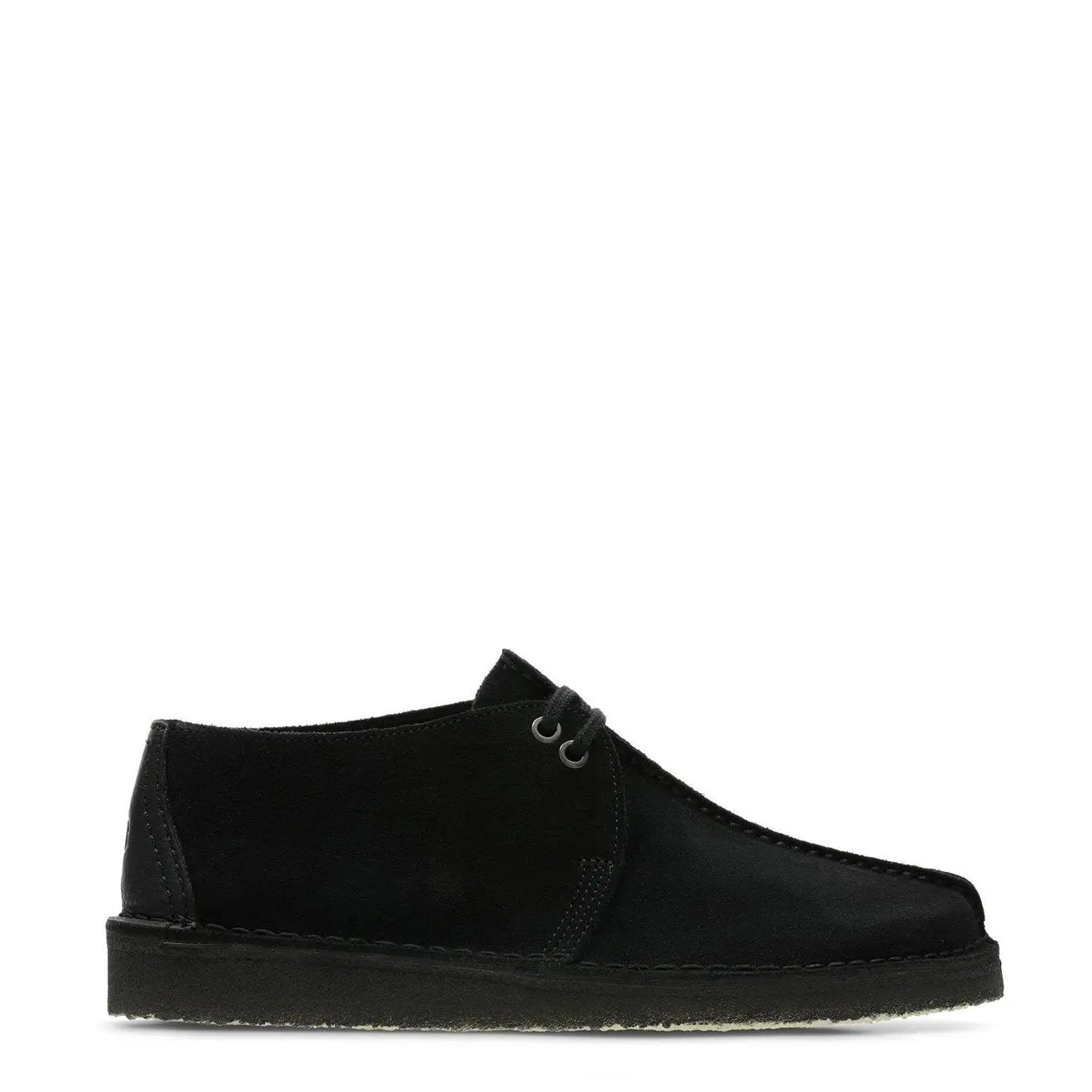 Clarks Originals Desert Trek Shoes Black Suede - Yards Store Menswear