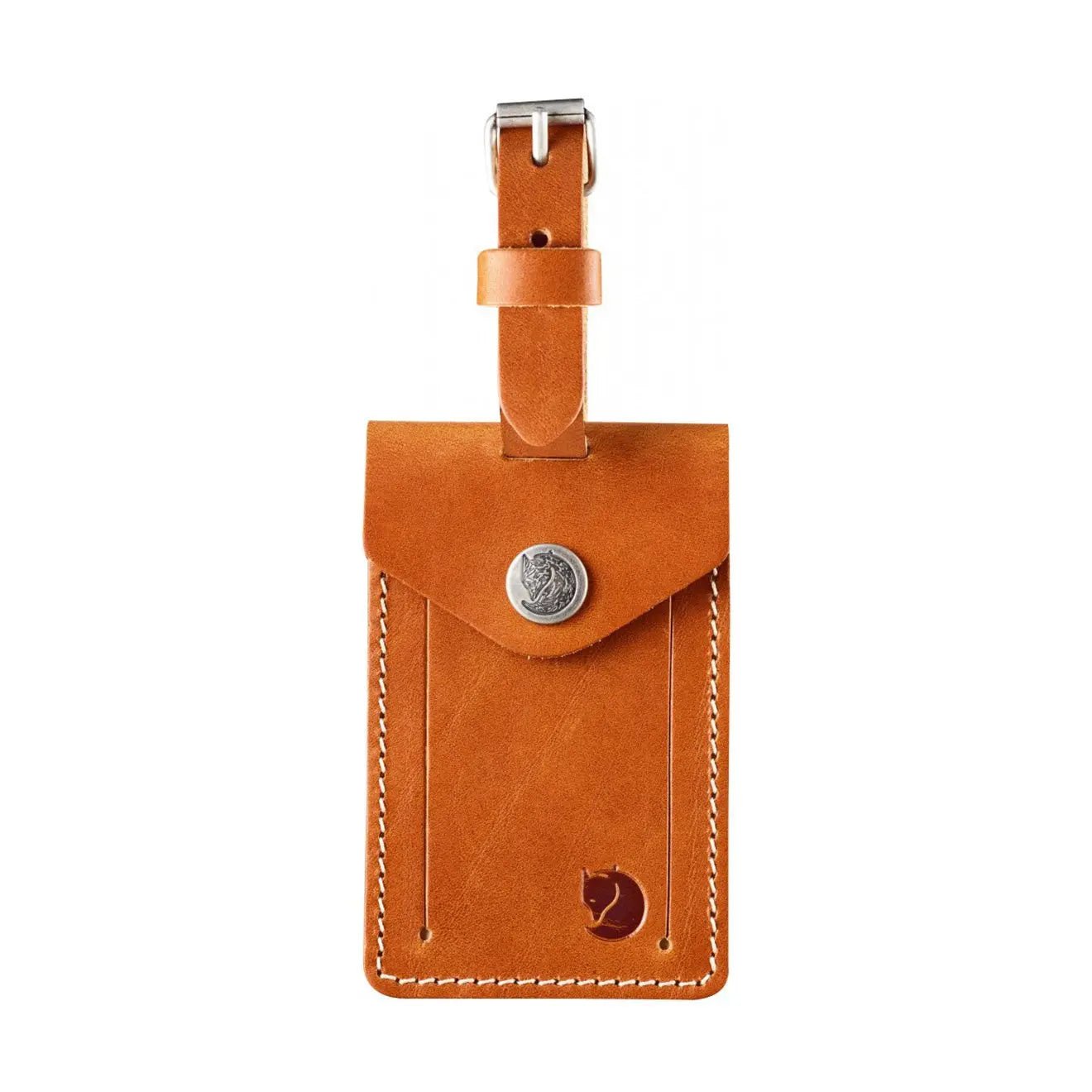 Leather Luggage Tag Leather Cognac