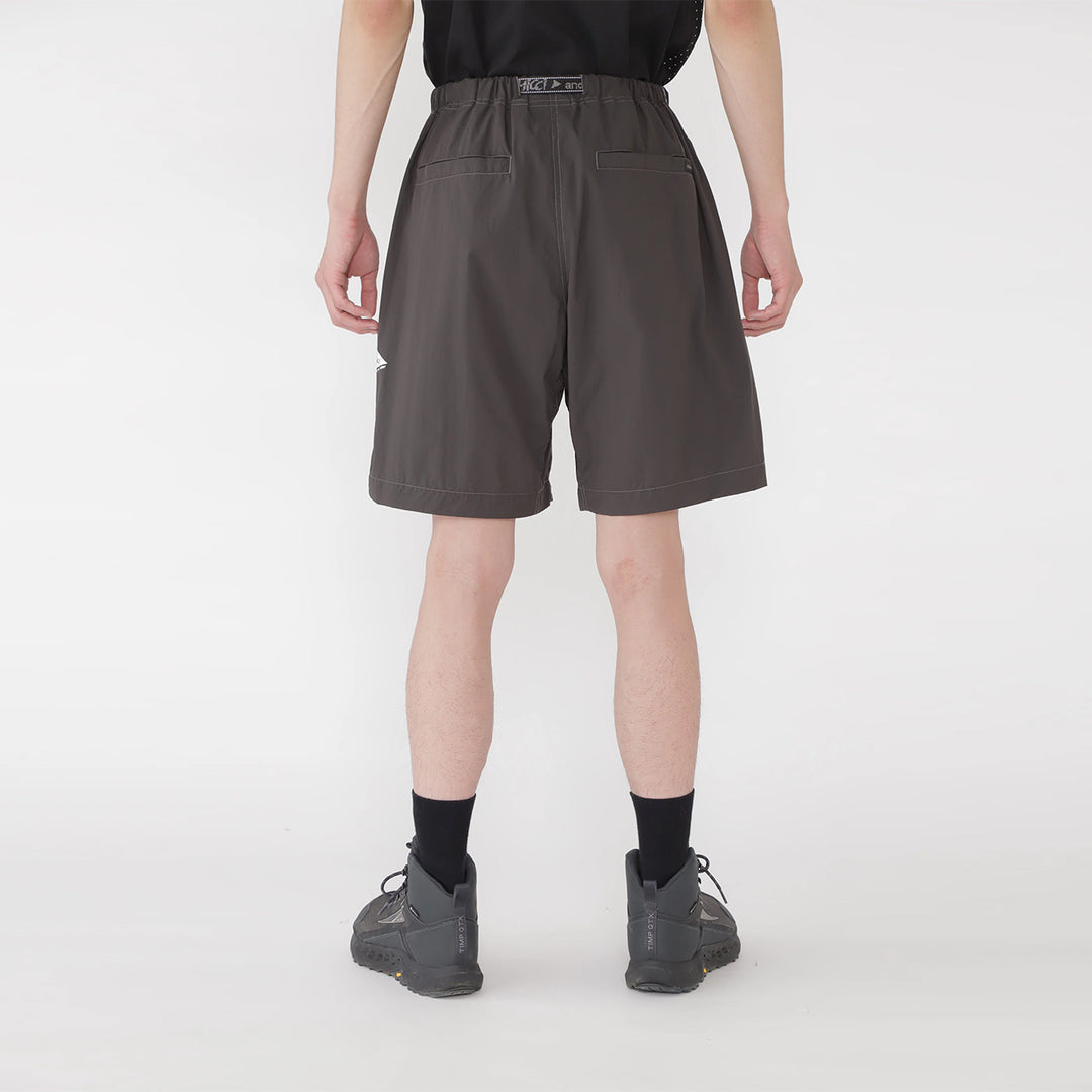 Gramicci x And Wander Brushed Nylon Short Charcoal | Yards Store