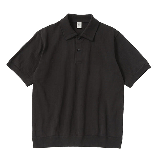 新品 Jackman Dotsume Rib T-Shirt BLACK M Jackman Dotsume Rib S/S Polo Shirt Black | Yards Store