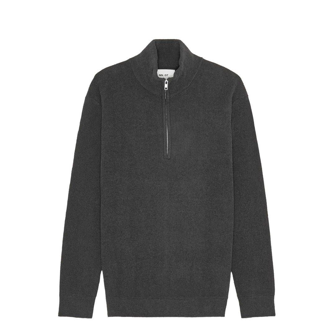 NN07 Danny 6429 Half Zip Knit Charcoal Mist | Yards Store