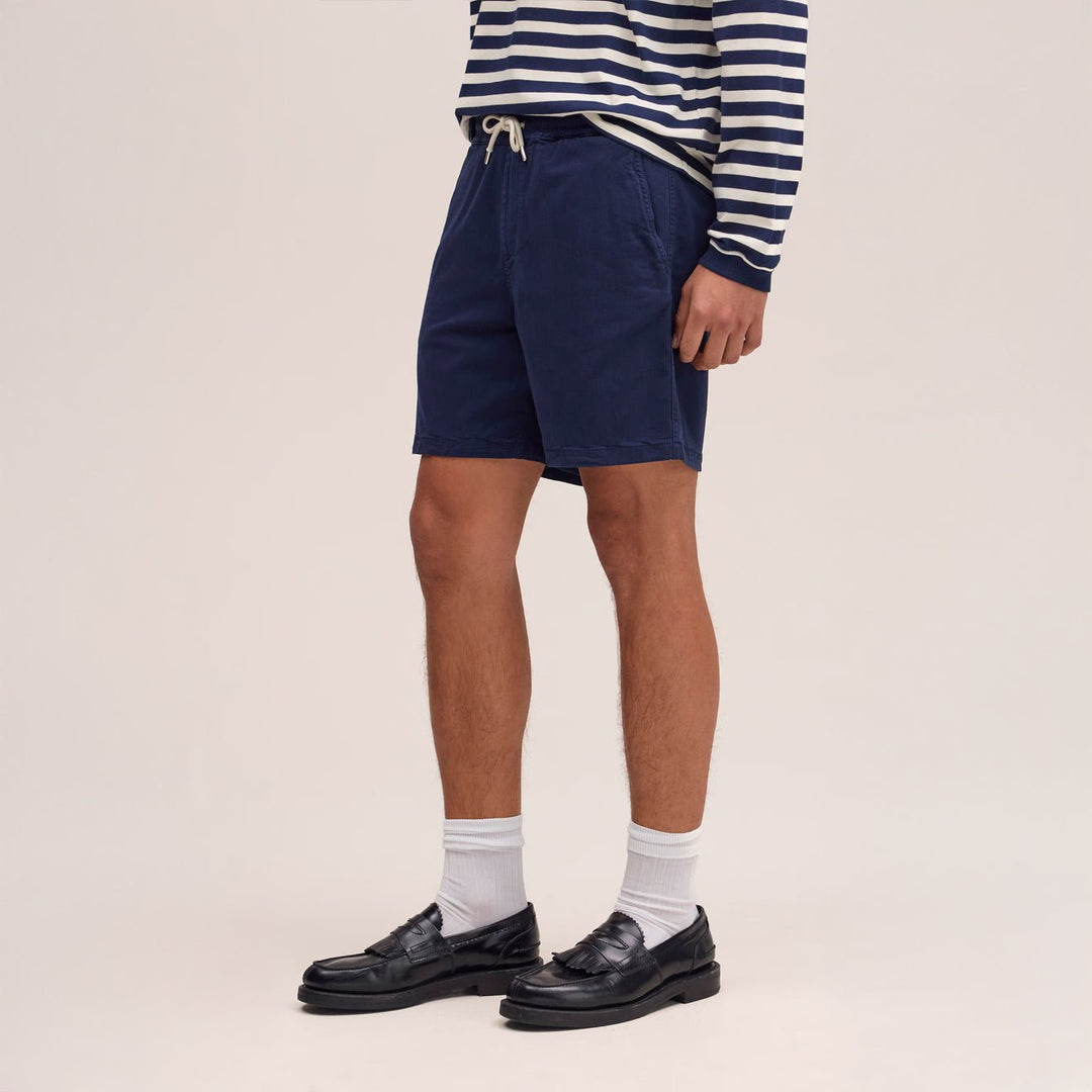 NN07 Gregor Shorts Navy Blue | Yards Store