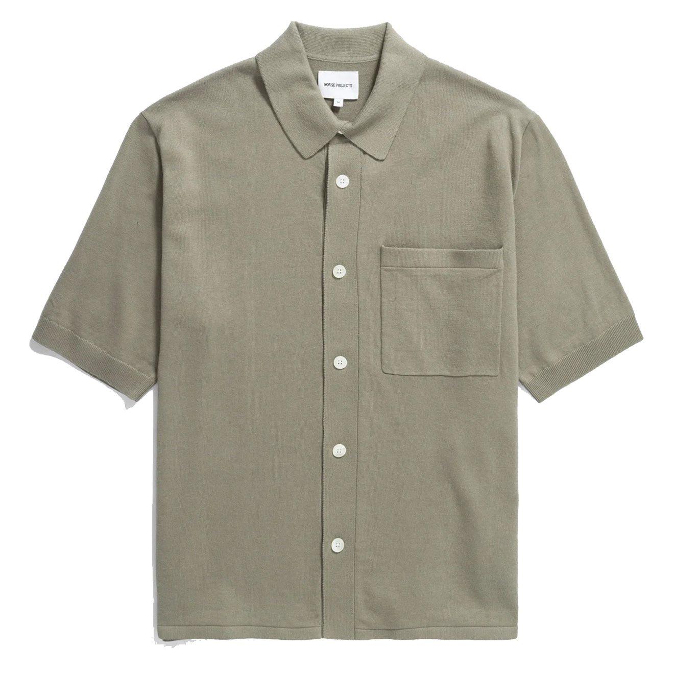 Norse Projects Rollo Cotton Linen SS Shirt Clay | Yards Store