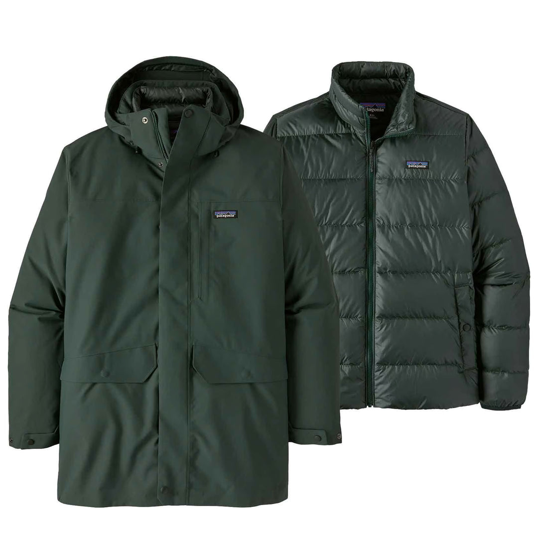 Patagonia Tres 3 in 1 Parka Northern Green Menswear Yards Store