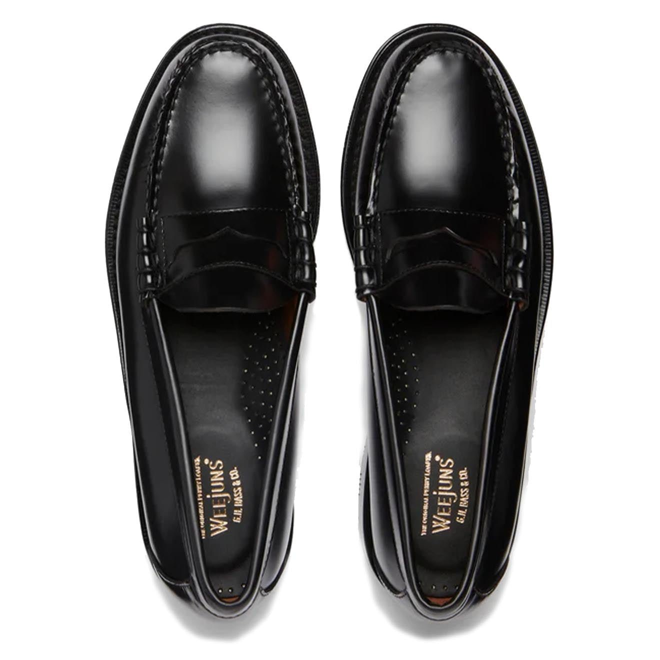 G H Bass Weejuns Larson Penny Loafers Black Leather Yards Store G H Bass Weejuns Larson Penny Loafers Black Leather Yards Store