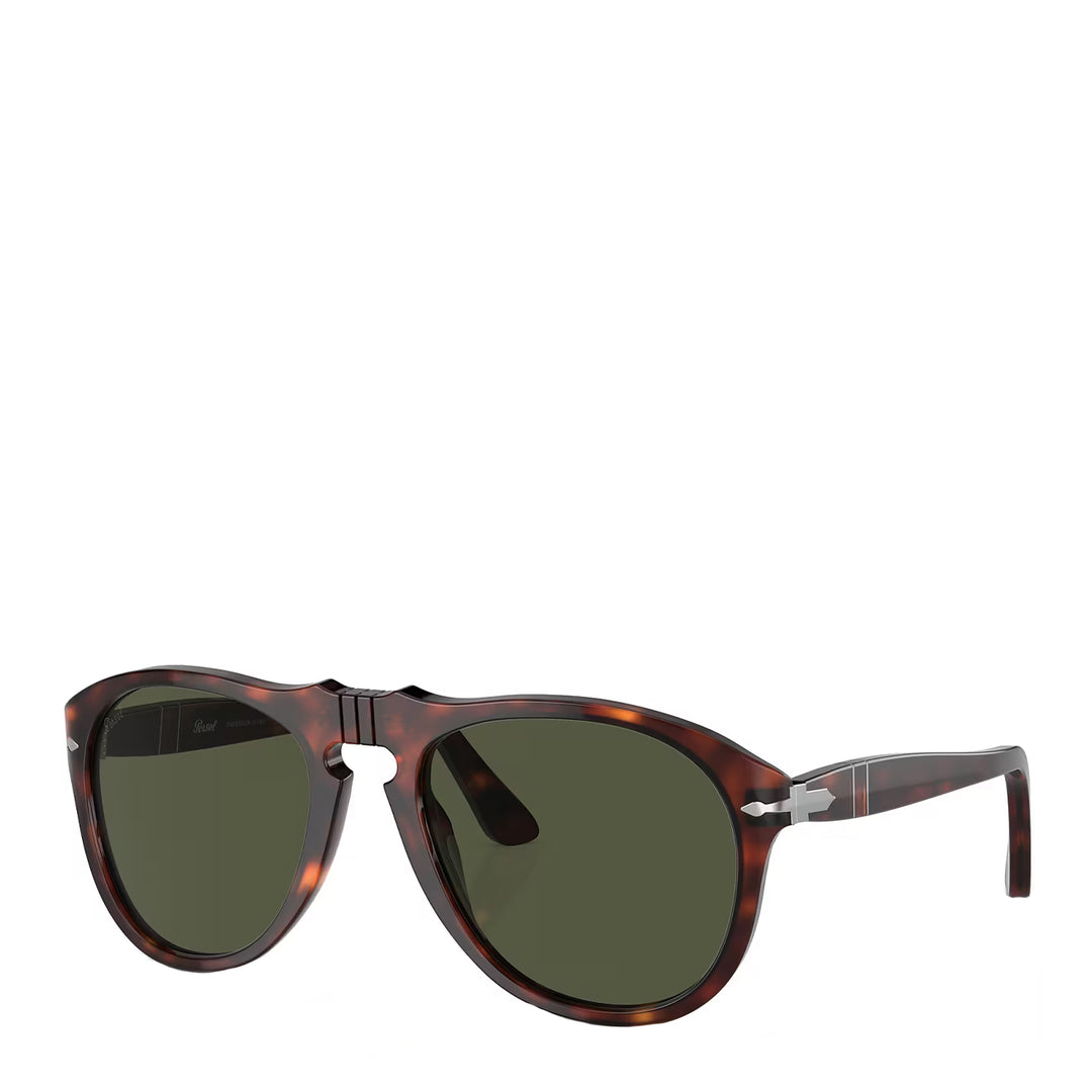 Persol 649 Original PO0649 Sunglasses Havana Green Lens Menswear Yards Store