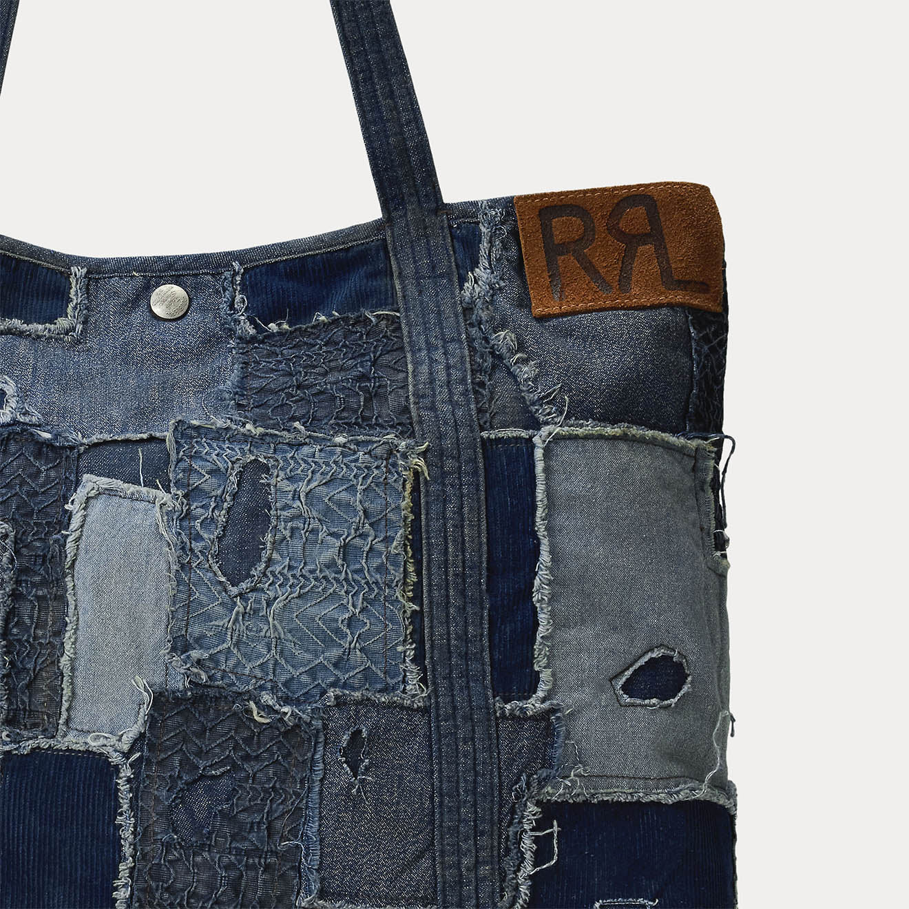 Patchwork Rrl RRL By Ralph Lauren Limited Edition Patchwork Tote Indigo Multi | Yards ...