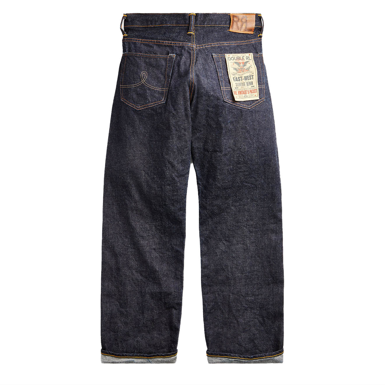 【新品・米国製】RRL 5-Pocket East-West Selvedge RRL By Ralph Lauren Vintage 5 Pocket East/West Selvedge Jean East