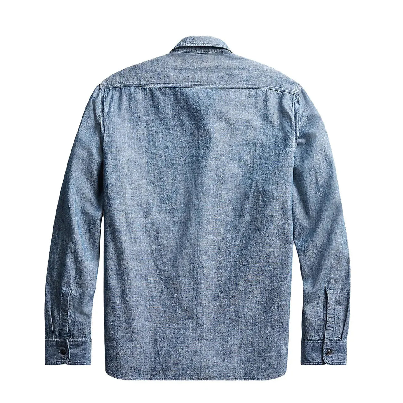 RRL by Ralph Lauren Cameron Workshirt Chambray L/S Rinse | Yards Store