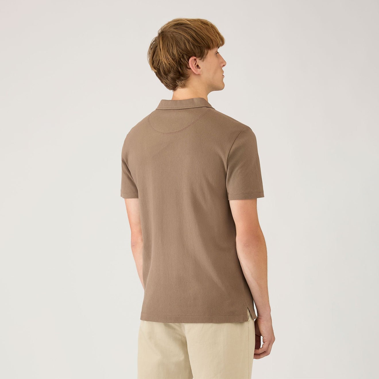 Ss Riviera Sunspel SS Riviera Polo Shirt Dark Cedar | Yards Store