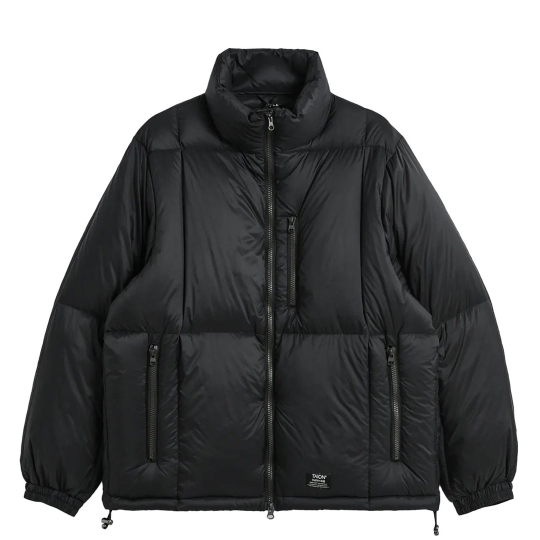 ジャケット・アウター TAION WORK W-ZIP VOLUME DOWN JACKET Taion Work W-Zip Volume Down Jacket Black | Yards Store