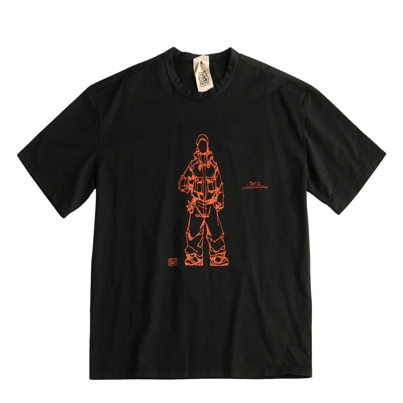 Ten C Gang Box Collab T-Shirt Black | Yards Store
