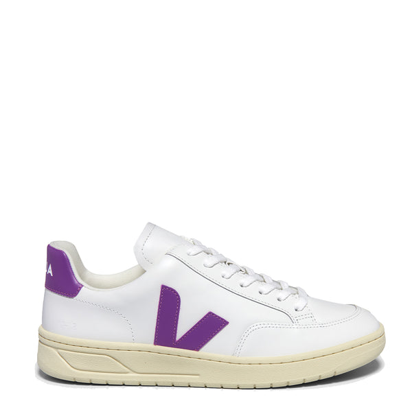 【関税込み】V-12 Sneakers - Veja - Leather - White Cosmos Veja V-12 Leather Trainer White Cosmos | Yards Store