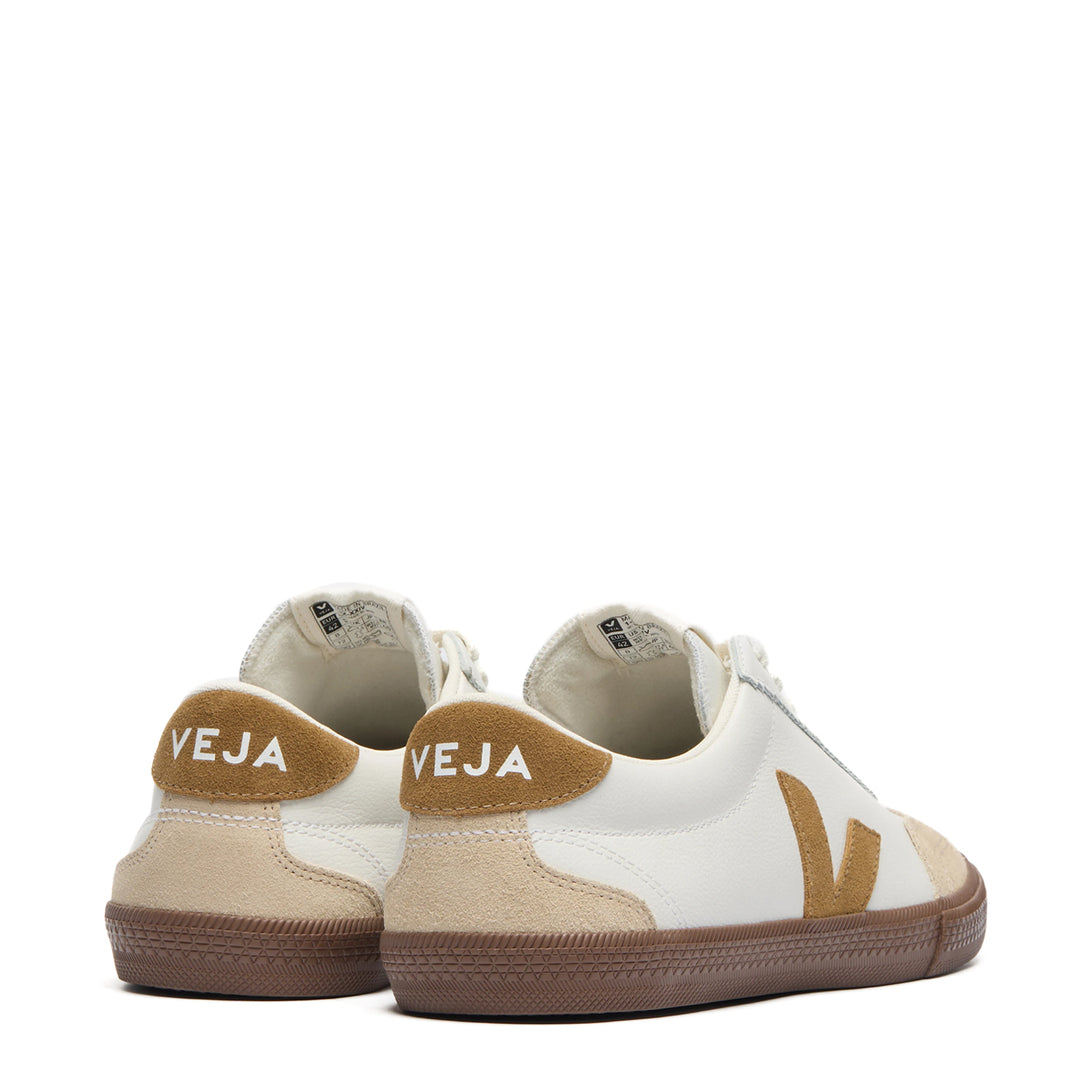 Veja Volley Leather Trainer White Tent Bark – Yards Store