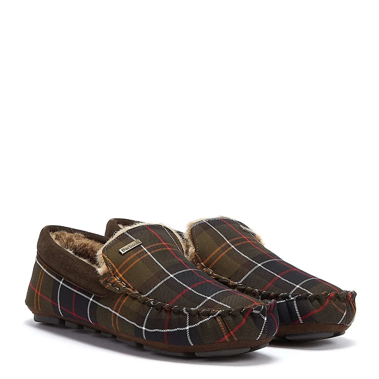Barbour Monty Slippers Recycled Classic Tartan Yards Store