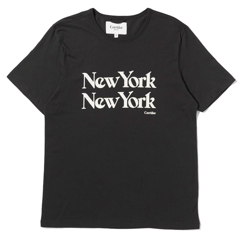 Corridor New York New York T-Shirt Black - Yards Store Menswear